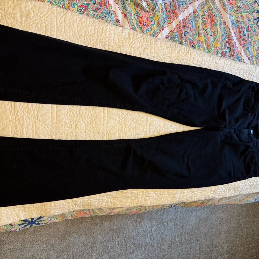 J Brand Women's Black Boot Cut Jeans
